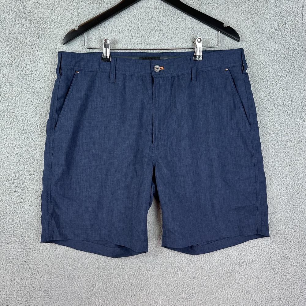 Orvis Shorts Mens 38 Blue Performance Quick Dry Outdoor Hiking Casual Pockets